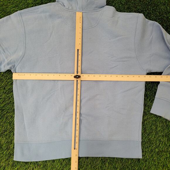 Champion C-Logo Hoodie Large 23x25 Powerblend Baggy Cropped - Picture 5 of 16